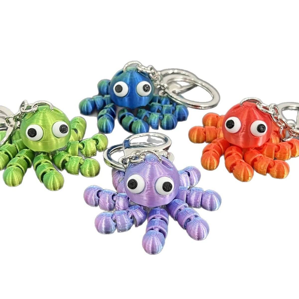 Pocket Kraken — Poseable Octopus Keychain