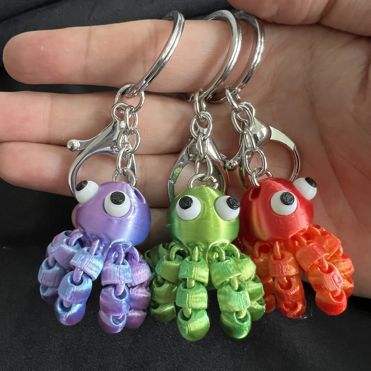 Pocket Kraken — Poseable Octopus Keychain