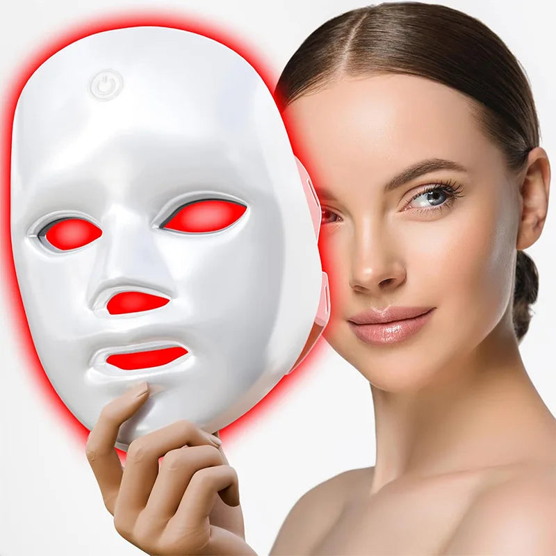 DKYN Radiance Mask — 7-Color LED Red Light Therapy Face Mask for Skin Renewal & Anti-Aging