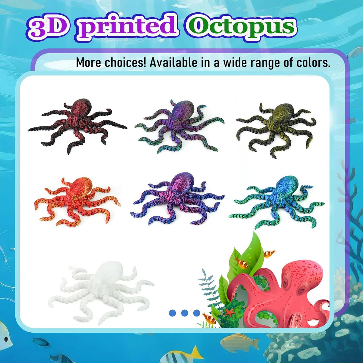 Tentacle Tangle — Poseable Octopus Fidget Toy