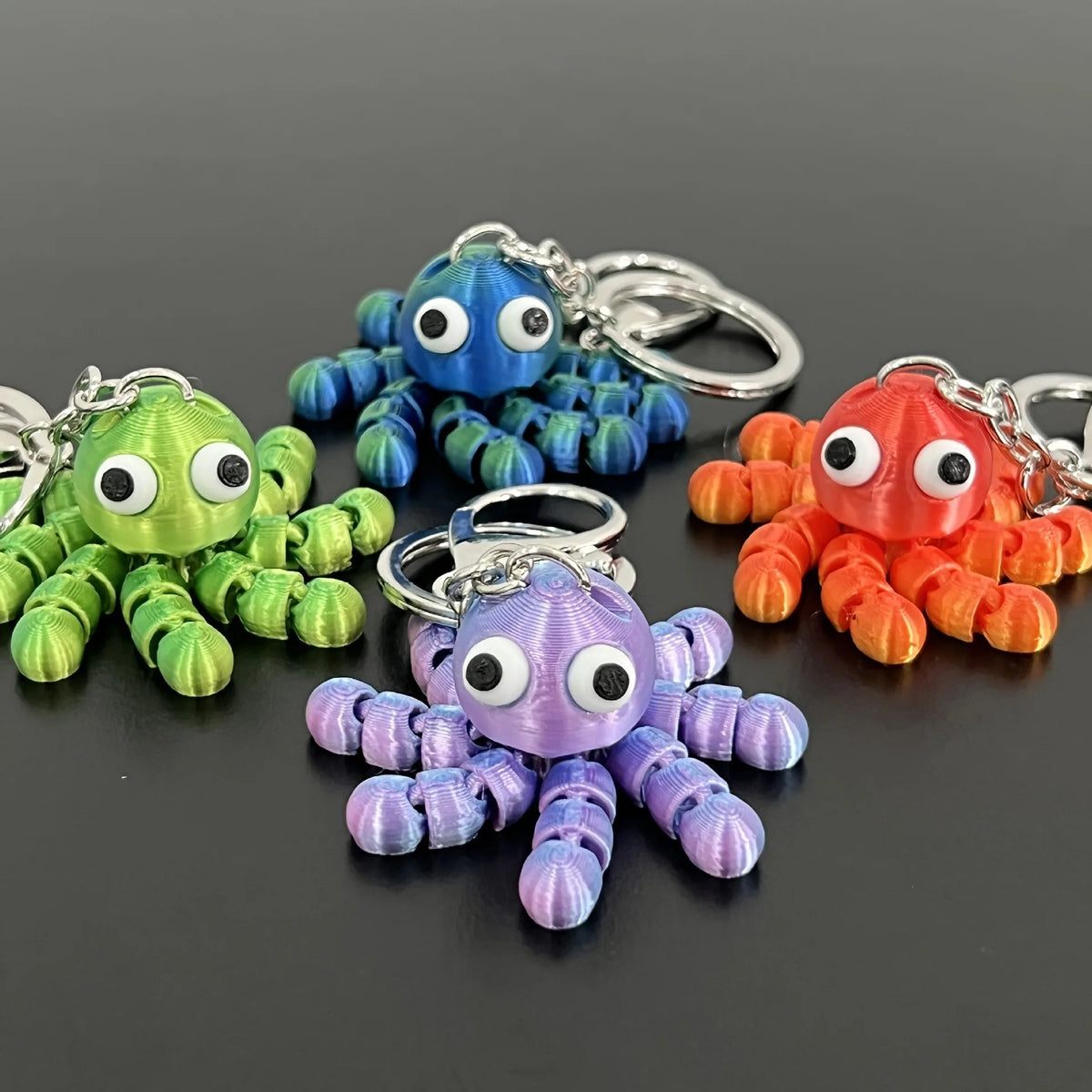 Pocket Kraken — Poseable Octopus Keychain