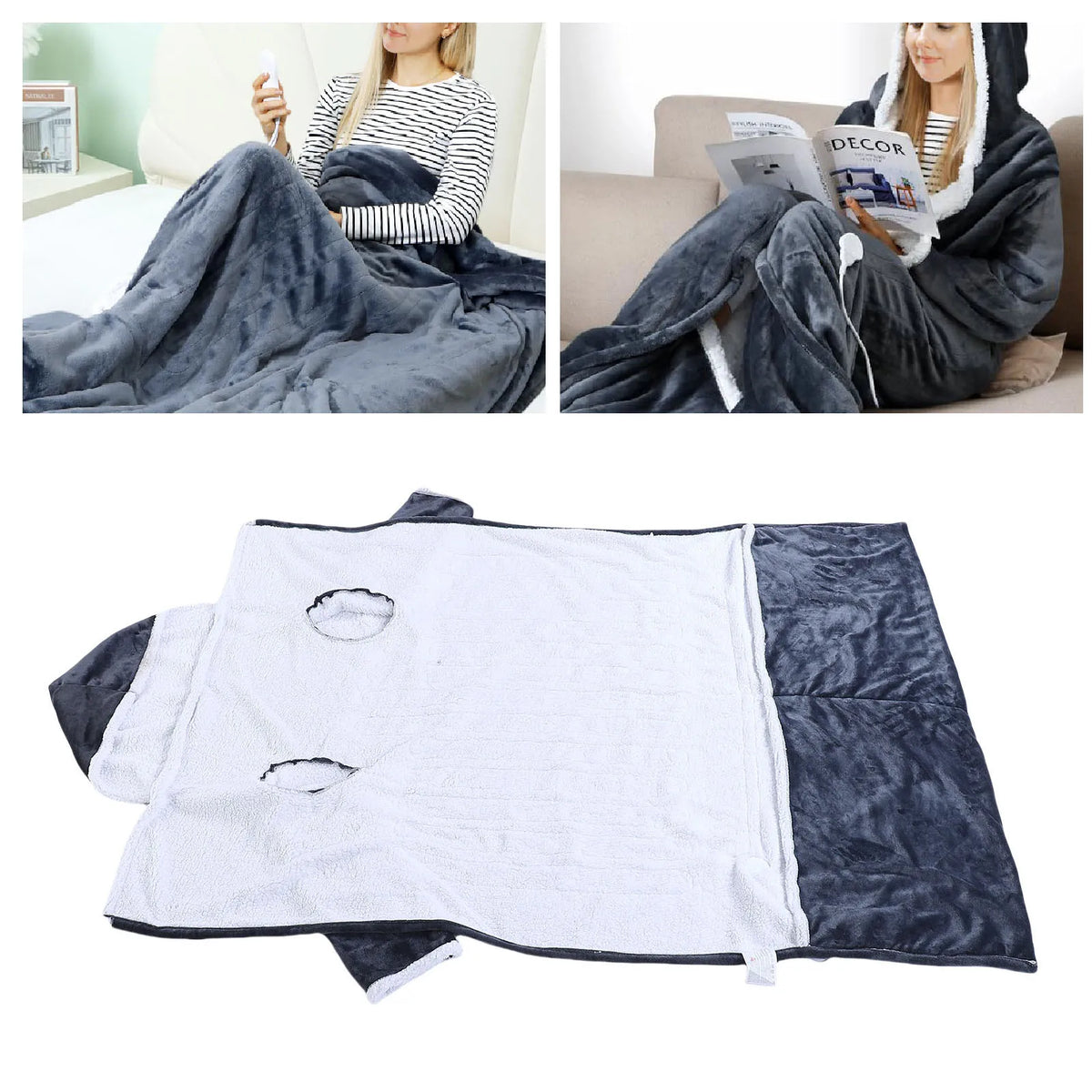 Yeti Wrap — Wearable Heated Robe