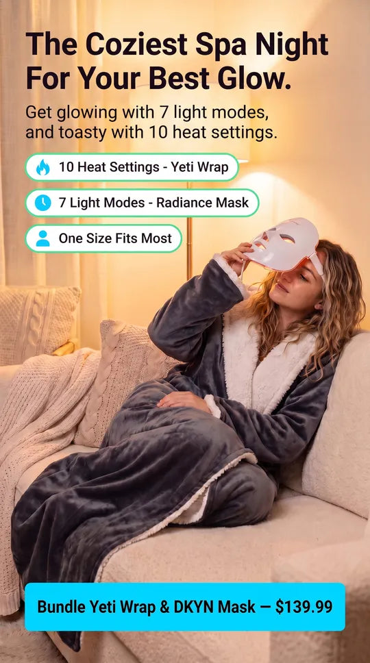 Yeti Wrap and Radiance Mask bundle - Best Glow lifestyle shot
